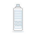 SANA PPC Replacement Filter — stage one cartridge, layered sediment over activated carbon